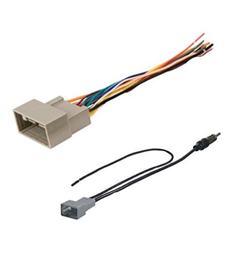 ASC Audio Car Stereo Radio Wire Harness and Antenna Adapter to Install an Aftermarket Radio for some Acura and Honda Vehicles - Compatible Vehicles Listed Below ASC Audio Car Stereo Radio Wire Harness and Antenna Adapter to Install an Aftermarket Radio for some Acura and Honda Vehicles - Compatible Vehicles Listed Below