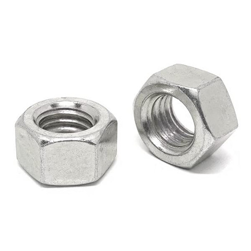 (10 Pieces) 7/8"-14 Stainless Steel Finished Hex Nuts