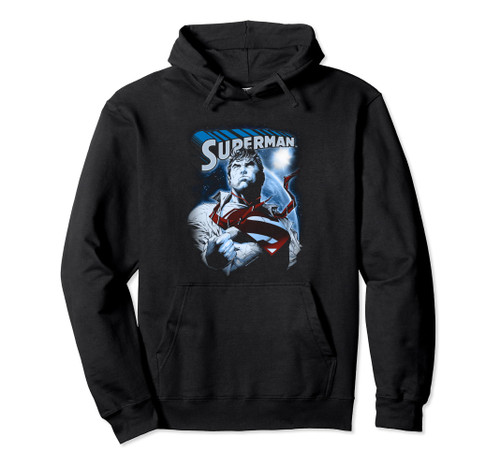 Superman Protect Earth Pullover Hoodie
