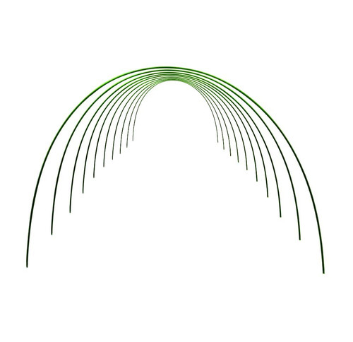 Garden Hoops for Raised beds Greenhouse Hoops for Garden Netting Hoop House kit Garden Hoops Row Cover Hoops for Garden Hoops and Netting Super Hoops Garden Tunnel Fiberglass 5.9ft (10 Pack)