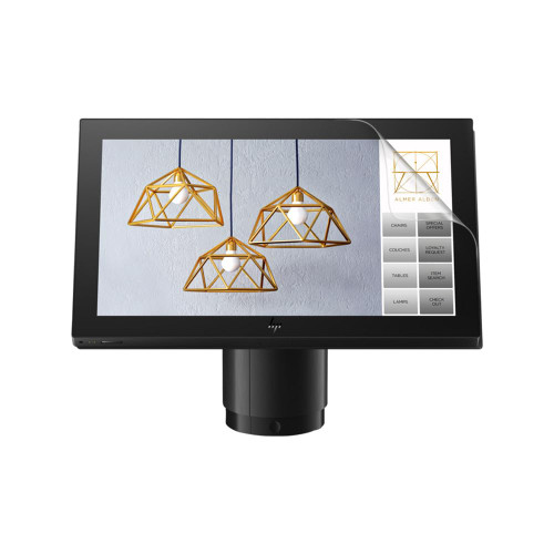 celicious Vivid Invisible Glossy HD Screen Protector Film Compatible with HP Engage One Pro AiO System (15.6) [Pack of 2]