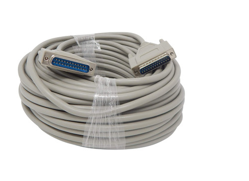 Your Cable Store 100 Foot DB25 25 Pin Serial Port Cable Male/Male RS232