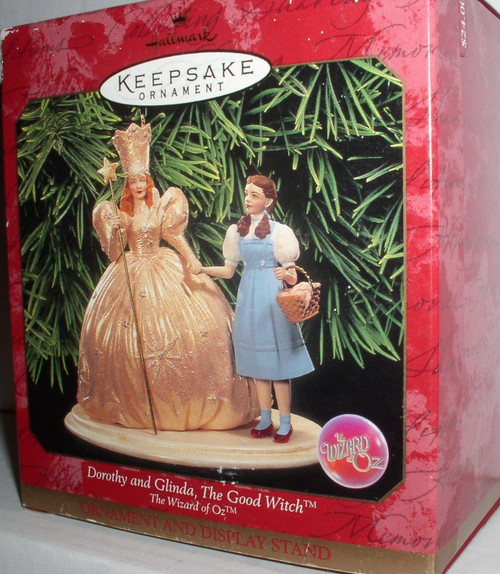 1998 Hallmark Ornament The Wizard of Oz Dorothy and Glinda, The Good Witch 1998 Hallmark Ornament The Wizard of Oz Dorothy and Glinda, The Good Witch