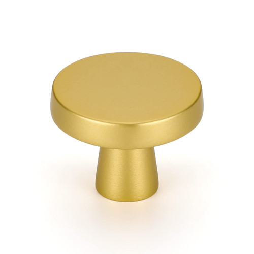 OYX 24 Pack Gold Cabinet Knobs Brushed Brass Cabinet Knobs Pulls,Gold Pulls for Kitchen Cabinet Hardware Gold Solid Gold Drawer Pulls Cupboard Drawer Knobs Closet Door Pulls