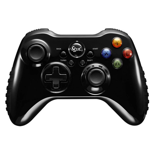BEITONG Wireless Game Controller,PC Game Controller Joystick with Dual-Vibration Turbo and Shift Buttons for Windows,PS3,TV Box,Asura 2 BTP-2185T Gamepad