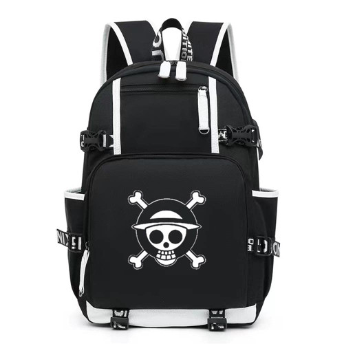 Anime Luminous Large Capacity Backpack One Piece School Bag Cosplay Bookbag