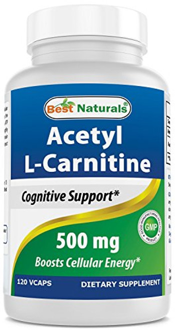 Best Naturals Acetyl L-Carnitine 500 Mg 120 Capsules