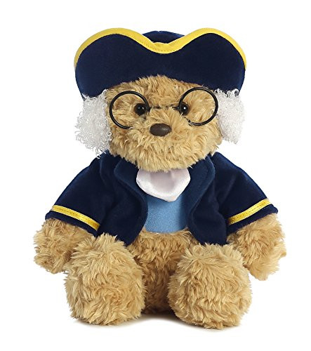 Aurora World Ben Franklin Colonial Bear Plush