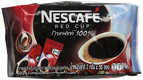 Nescafe Red Cup Instant Coffee 2g. Pack 50 