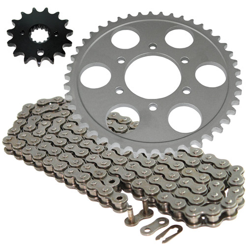 Caltric Drive Chain & Sprockets Compatible with Suzuki Gsf1200 Gsf1200S Bandit 1200 1995-2005