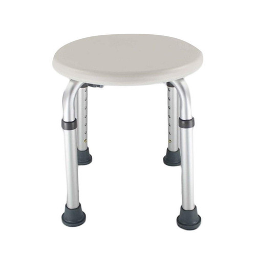 WHL.HH 7 Gears Adjustable Shower Chair, Tool Free Adjustable Shower Stool Tub Chair and Bathtub Seat Bench with Anti-Slip Rubber Tips for Safety and Stability