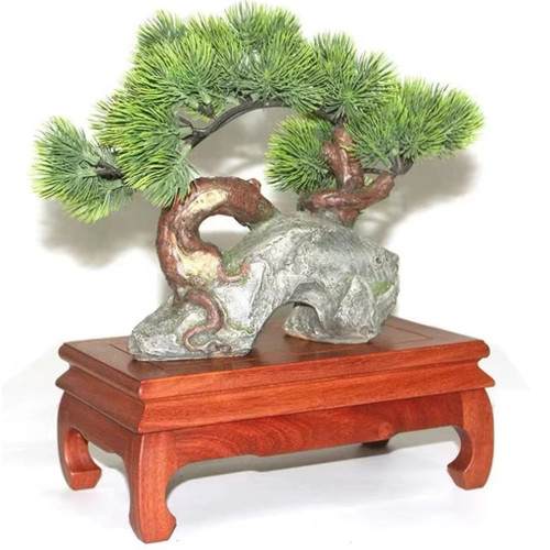 WAASHOP Wooden Display Stand, Solid Wood Pedestal, Retro Base Oriental Style Decorative Base for Vases Plants Bonsai Fish Tanks Buddha Statues Souvenirs WAASHOP Wooden Display Stand, Solid Wood Pedestal, Retro Base Oriental Style Decorative Base for Vases Plants Bonsai Fish Tanks Buddha Statues Souvenirs