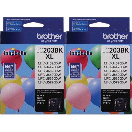 Brother Genuine Innobella LC203BK High Yield Black Ink Cartridge