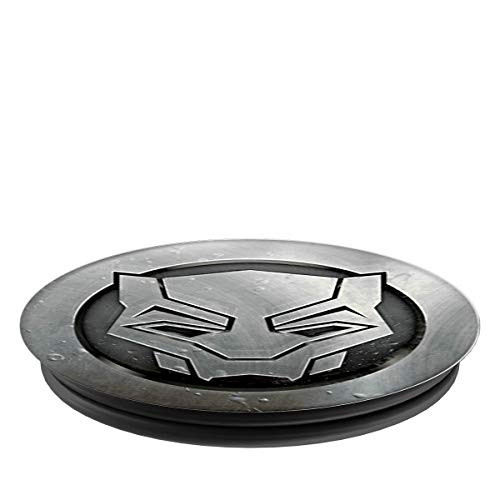 PopSockets: Collapsible Grip & Stand for Phones and Tablets - Marvel - Black Panther MonoChrome