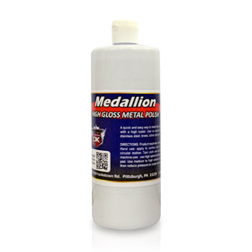 Medallion High Gloss Chrome & Metal Polish 32 Oz - Cleans, Polishes & Protects - Add a Layer of Protection