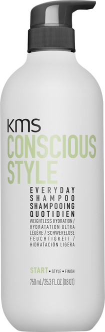 KMS CONSCIOUSSTYLE Everyday Shampoo for Weightless Moisture, 25.3 fl oz