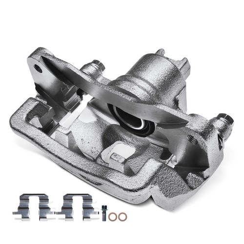A-Premium Disc Brake Caliper Assembly with Bracket Compatible with Select Subaru Models - Forester 1998-2003, Impreza 1999-2003, H4 2.0L, H4 2.2L, H4 2.5L - Rear Left Driver Side