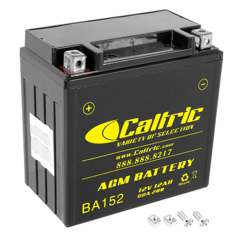 Caltric Agm Battery Compatible with Honda Trx500Fpa Trx-500Fpa Foreman Rubicon 500 4X4 Eps 2012 2013