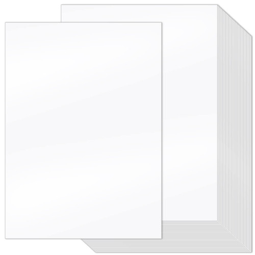 200 Sheets 11'' x 17'' Cardstock Paper White Cardstock Printer Paper Large Card Stock Sheets Thick Cover Stock Paper for Inkjet or Laser Printers Flyers Menus Posters Invitations (300g/ 100lb)