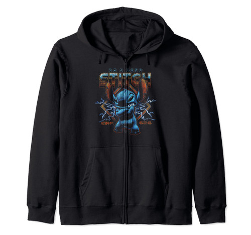 Disney Lilo & Stitch Folded Arms Rock Poster Zip Hoodie