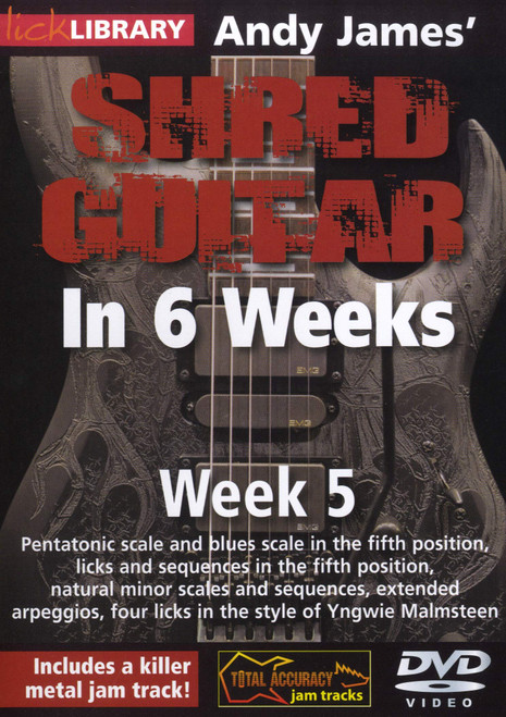 Andy James Shred Guitar in 6 Weeks: Week 5 DVD