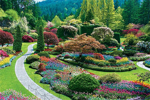 Wooden Puzzle 1500 Pieces Wonderful Garden Wall Art Unique Gift