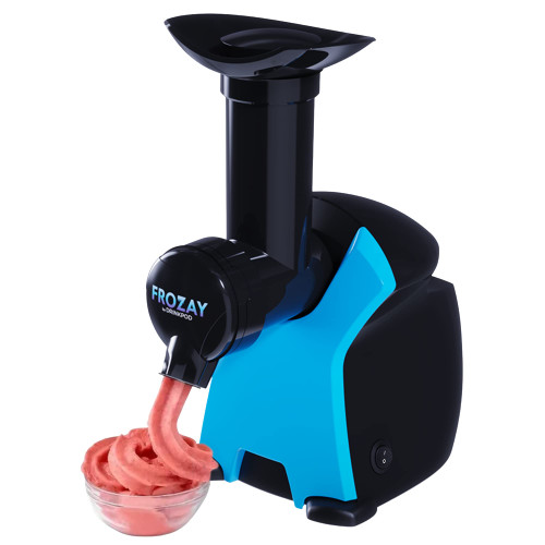 Drinkpod Frozay: Frozen Dessert Maker - Dairy-Free, Vegan Ice Cream, Soft Serve Frozen Yogurt, Fruit Sorbet, and Sherbet Machine with Simple One Push Operation With Recipe Book (Frozay Black) Drinkpod Frozay: Frozen Dessert Maker - Dairy-Free, Vegan Ice Cream, Soft Serve Frozen Yogurt, Fruit Sorbet, and Sherbet Machine with Simple One Push Operation With Recipe Book (Frozay Black)