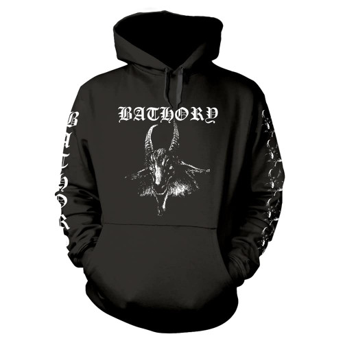 Bathory Goat New Official Mens Pullover Hoodie [Apparel] Black