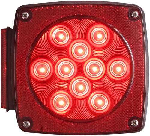 Optronics STL7RS Lens LED Combination Tail Light for Driver Side, Red