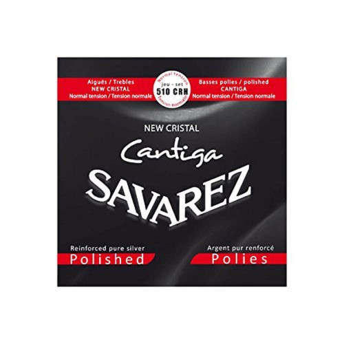 Savarez Strings for Classic Guitar New Cristal Cantiga Set Standard Tension Polished 510CRH (STSAV51-50380)