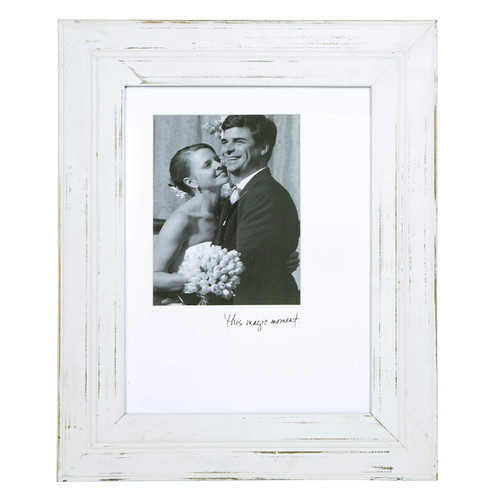 Santa Barbara Design Studio Picture Frames Face-to-Face Designs Wedding Collection Whitewashed Wood Photo Frame, 18" x 22", This Magic Moment Santa Barbara Design Studio Picture Frames Face-to-Face Designs Wedding Collection Whitewashed Wood Photo Frame, 18" x 22", This Magic Moment