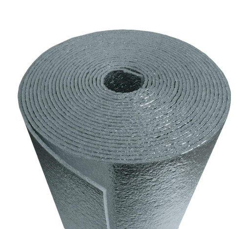 AES R-8 HVAC Duct Wrap Insulation Reflective 2 Sided Foam Core 4' x 12' (48 Sq Ft)