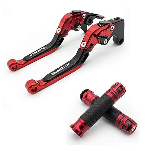 FXCNC CNC Aluminum Folding Extendable Adjustable Brake Clutch Levers compatible with CBR954RR 2002-2003, CBR600RR 2003-2006