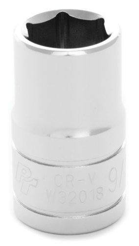 Performance Tool W32018 6-Point Socket, 1/2" Drive/9/16