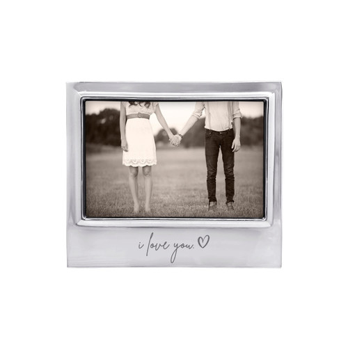 MARIPOSA I LOVE YOU Signature 4x6 Frame, Silver