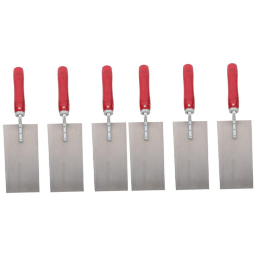 OSALADI 6 pcs plaster cement trowel tile cutter floor squeegee gauging trowels concrete finishing tool paint wall scrapers Putty Cutter Brick Trowel Construction Spatulas Stainless steel