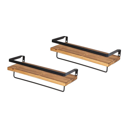 YARNOW 1 Set Wall-Mounted Shelf Wood Wall Shelf Wood Storage Shelves Decorative Shelves Wooden Shadow Box Wall Shelf for Books Modern Wall Shelf Wall Storage Shelf Bathroom Floating Racks