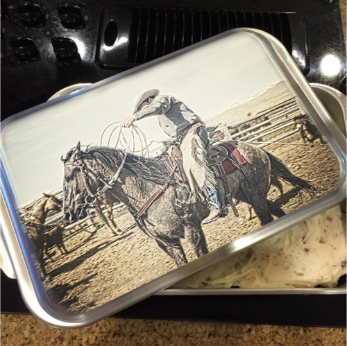 Roped and Ready - Cowboy NordicWare Cake Pan with Lid