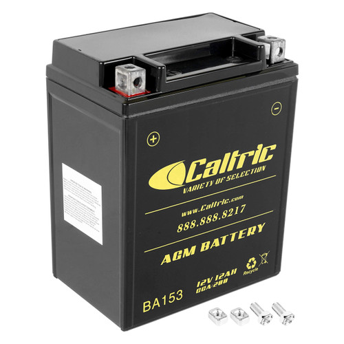 Caltric Agm Battery Compatible with Polaris Magnum 425 2X4 4X4 6X6 1995-1998
