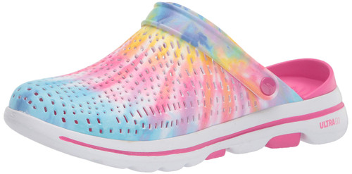 Skechers Women's Foamies Gowalk 5-Boogie Down Clog, Multi, 11