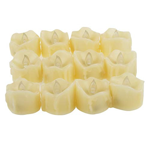 iZAN 12-Pack Flameless Battery Operated LED Votive Candles with Drips Flickering Electric Decorative Tea Lights for Halloween Christmas Home Party Wedding D iZAN 12-Pack Flameless Battery Operated LED Votive Candles with Drips Flickering Electric Decorative Tea Lights for Halloween Christmas Home Party Wedding D