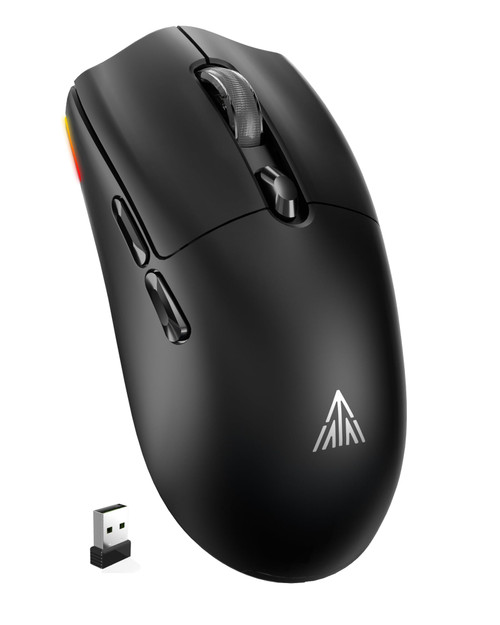 SOLAKAKA SM800 Wireless Gaming Mouse, 26K DPI,58g Ultra-Lightweight Tri Mode Type-C Wired/Bluetooth/2.4GHz Wireless Mouse,Programmable Buttons,Compatible with PC/Mac/Laptop,Black