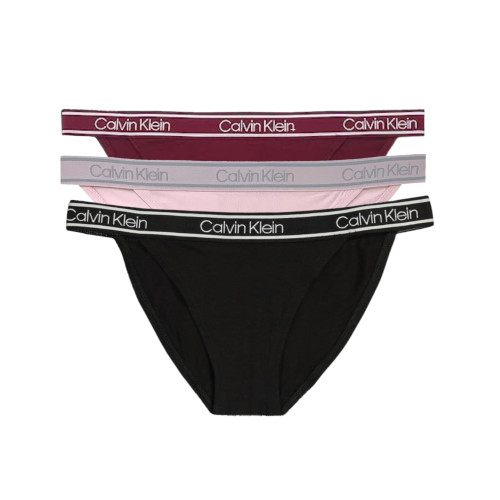 Calvin Klein Women`s The Ultimate Comfort Cheeky String Bikini Tanga Viscose Made From Bamboo 3 Pack (as1, alpha, x_l, regular, regular, Black(qp2413-602)/P_r)