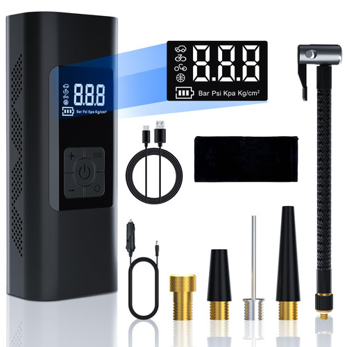 IVV Tire Inflator Portable Air Compressor, Tire Inflator Electric Air Pump for Car Tires, 150 PSI Tire Pump, Cordless Tire Inflation with LCD Display Tire Pressure Detection for Motorcycle,Bike, Ball IVV Tire Inflator Portable Air Compressor, Tire Inflator Electric Air Pump for Car Tires, 150 PSI Tire Pump, Cordless Tire Inflation with LCD Display Tire Pressure Detection for Motorcycle,Bike, Ball
