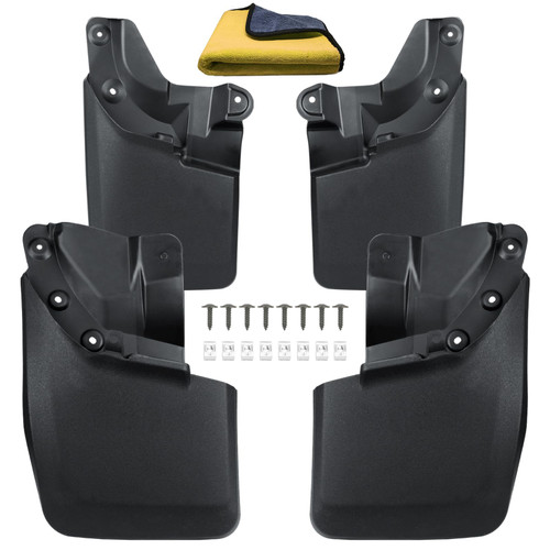 Mud Flaps Compatible with Toyota Tacoma 2023-2016 Mud Guards Splash Guards Tire Protector Mudguard No Drilling Required Mudflaps Accessories