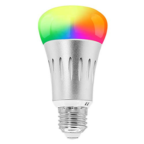 Smart WiFi LED Light Bulb, Bobel LED Bulb RGB Multicolor Night Light Bulbs Smartphone Controlled Free APP Remote Control Compatible with Alexa Echo(E26/E27) 7W[60W Equivalent]