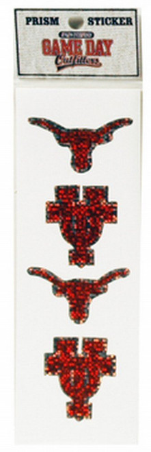 NCAA Texas Longhorns Prism Stickers