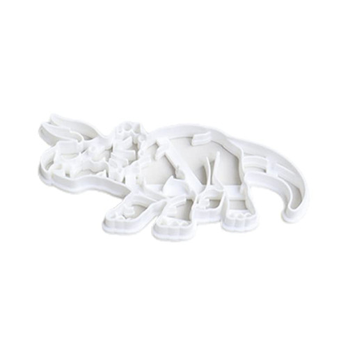 Pressable Dinosaur Theme Cookie Cutters Plastic Biscuits Mold Chocolate Mold Cookie Stamps DIY Cake Mold Kitchen Tool Plastic Cookie Cutters Biscuits Mold Press Cookie Mold With Pattern Press
