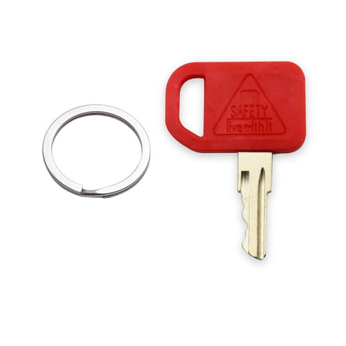 AT195302 1PCS Ignition Keys Replacement for John Deere Heavy Equipment Loader Backhoe Loader Tractors (1PCS)-with Key Ring