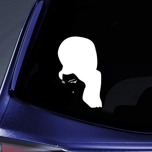 Bargain Max Decals Winehouse Sticker Decal Notebook Car Laptop 5.5" (White)
